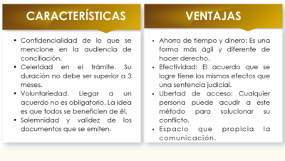 ventajas de la conciliacion civil